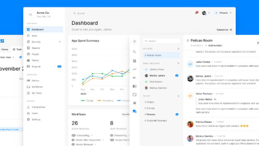 Figma Freebie 5 Dashboard templates