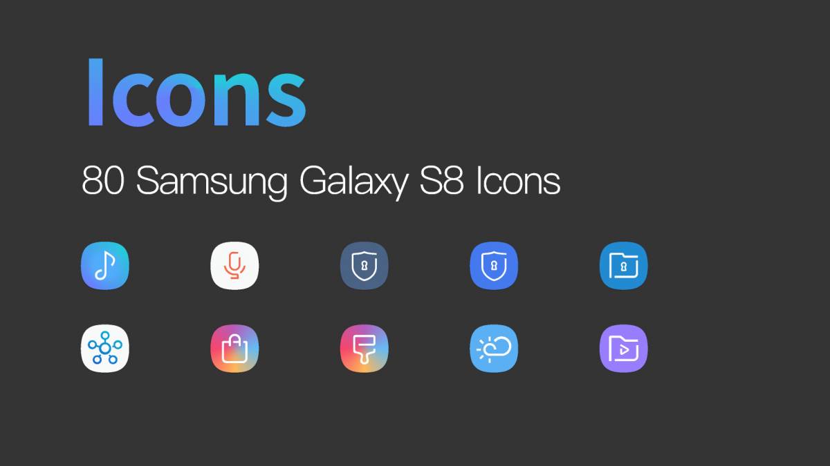 Figma Freebie 80 Samsung Galaxy S8 Icons