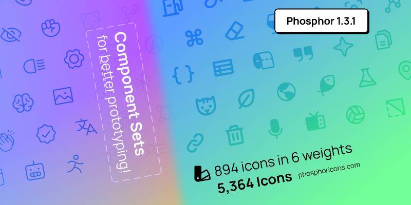 Figma Freebie 900+ Phosphor Icons
