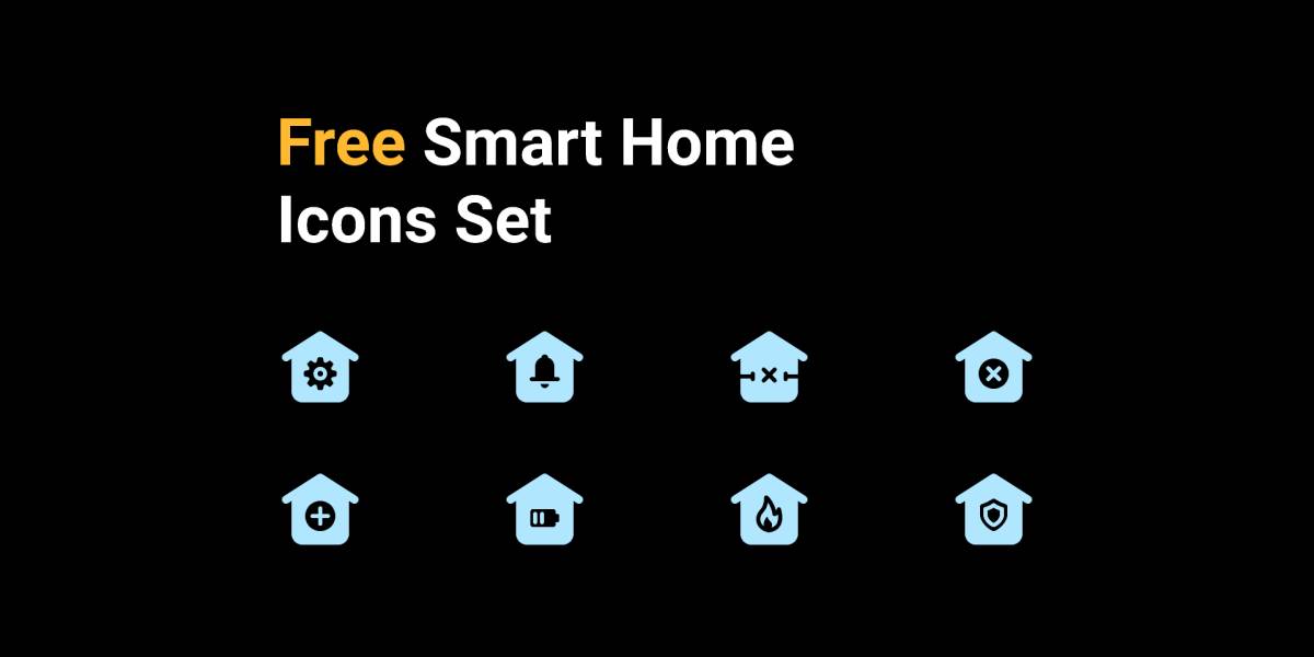 Figma Freebie Basic Smart Home Icons