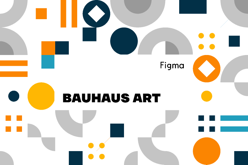 Figma Freebie Bauhaus Art geometric patterns