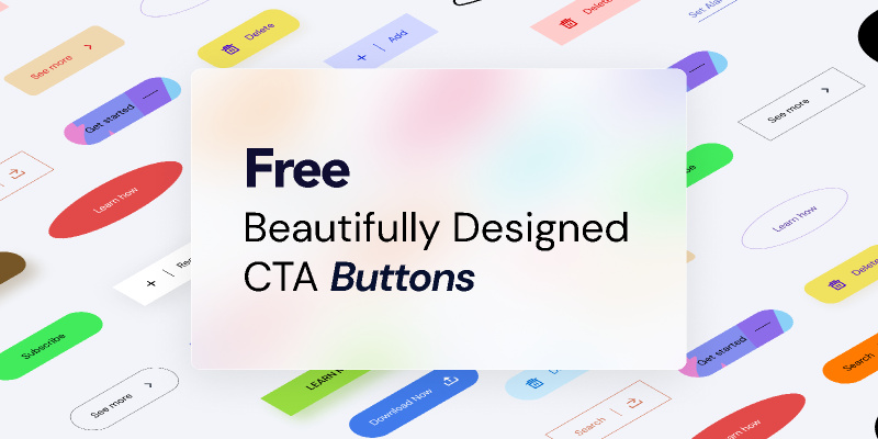 Figma Freebie Beautiful CTA Buttons