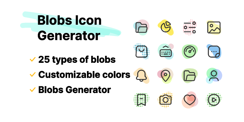 Figma Freebie Blobs Icon Generator