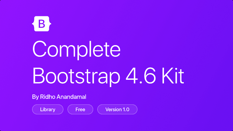 Figma Freebie Bootstrap 4.6 Kit (Complete)
