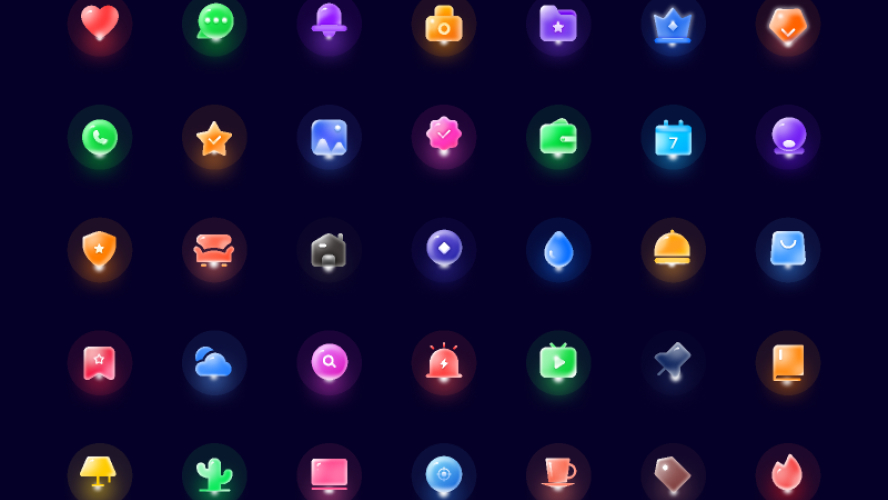 Figma Freebie Colorful Icons
