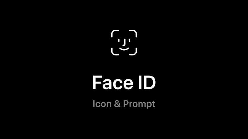 Figma freebie Face ID (Icon and Prompt)