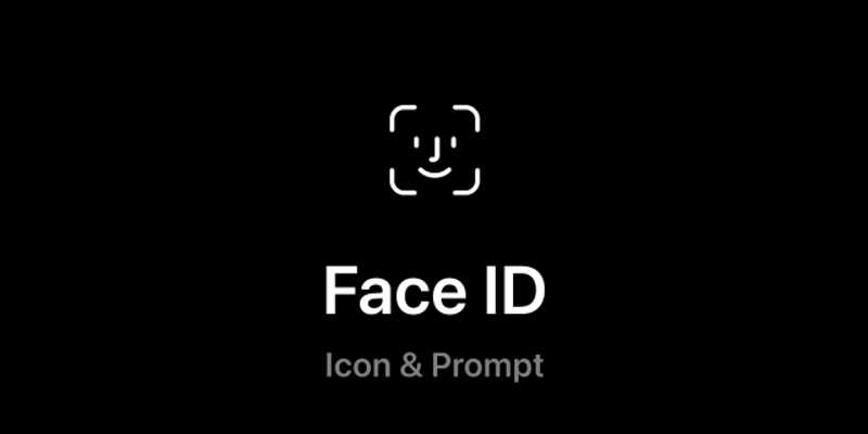 Figma freebie Face ID (Icon and Prompt)