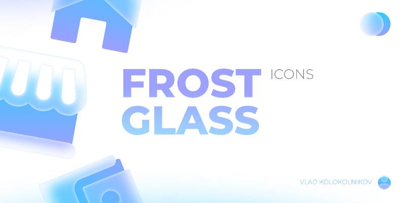 Figma freebie Glass Icons Cool