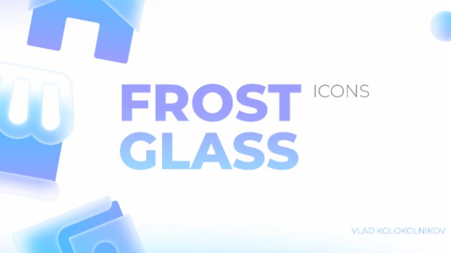 Figma freebie Glass Icons Cool