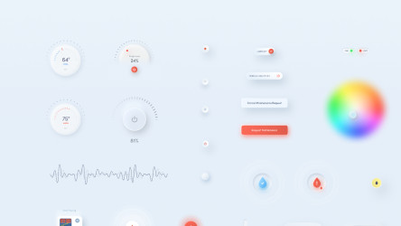 Figma Freebie Interactive UI elements collection