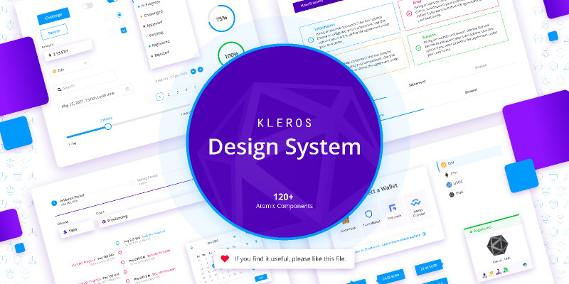 Figma Freebie Kleros Design System