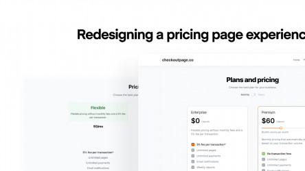 Figma freebie Pricing Page Experience template
