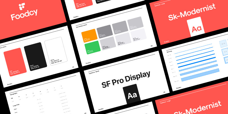 Figma freebie Product Style Guide Template