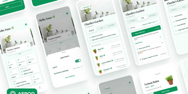 Figma Freebie Smart Garden App
