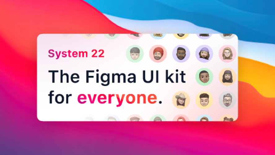 Figma Freebie System 22 - The UI kit for everyone