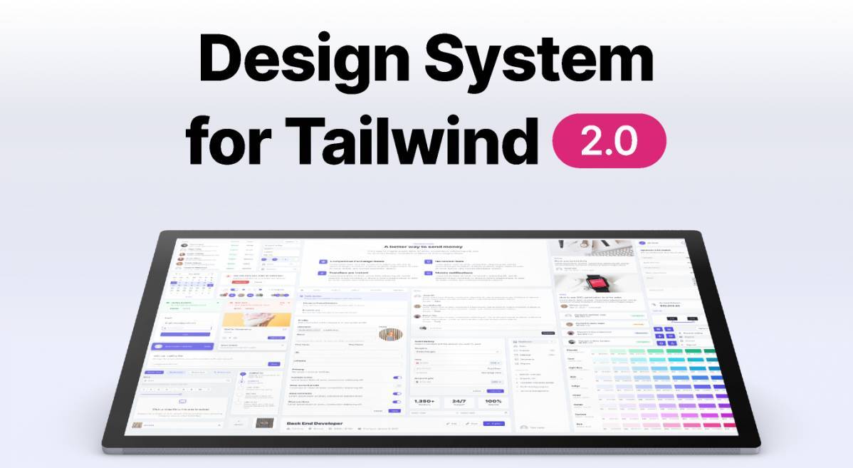 Figma Freebie Tailwind Design System 1.0 (Demo)