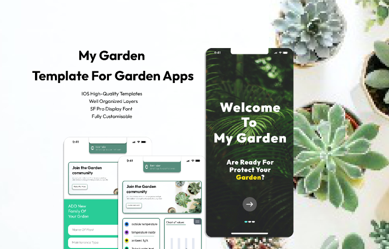 Figma Garden Mobile App Ui Kit