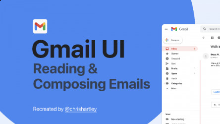 Figma Gmail UI Part 2: Reading & Composing Emails