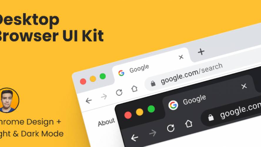 Figma Google Chrome UI Kit