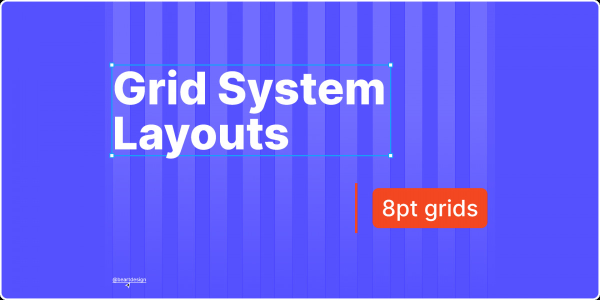 Figma Grid System Layouts - 8pt grids