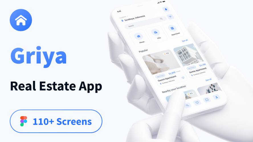 Figma Griya Real Estate App UI Kit