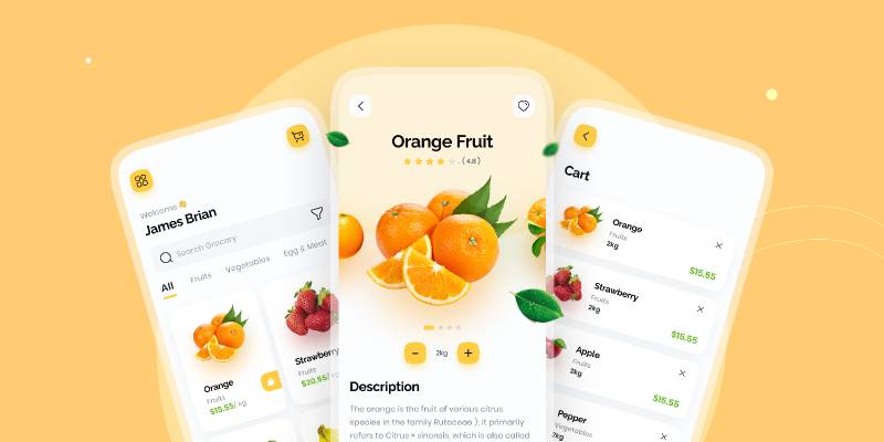 Figma Grocery App UI Design