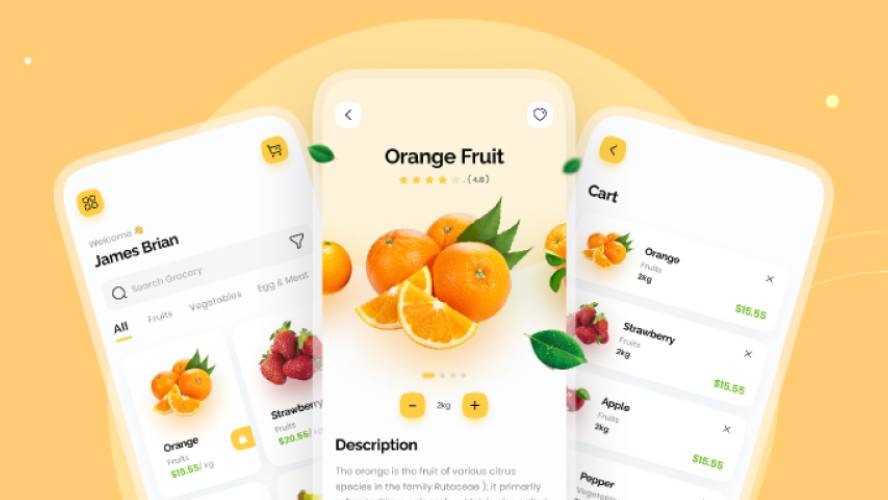 Figma Grocery App UI Design
