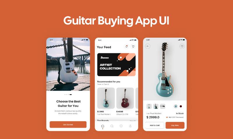 Figma Guitar App UI