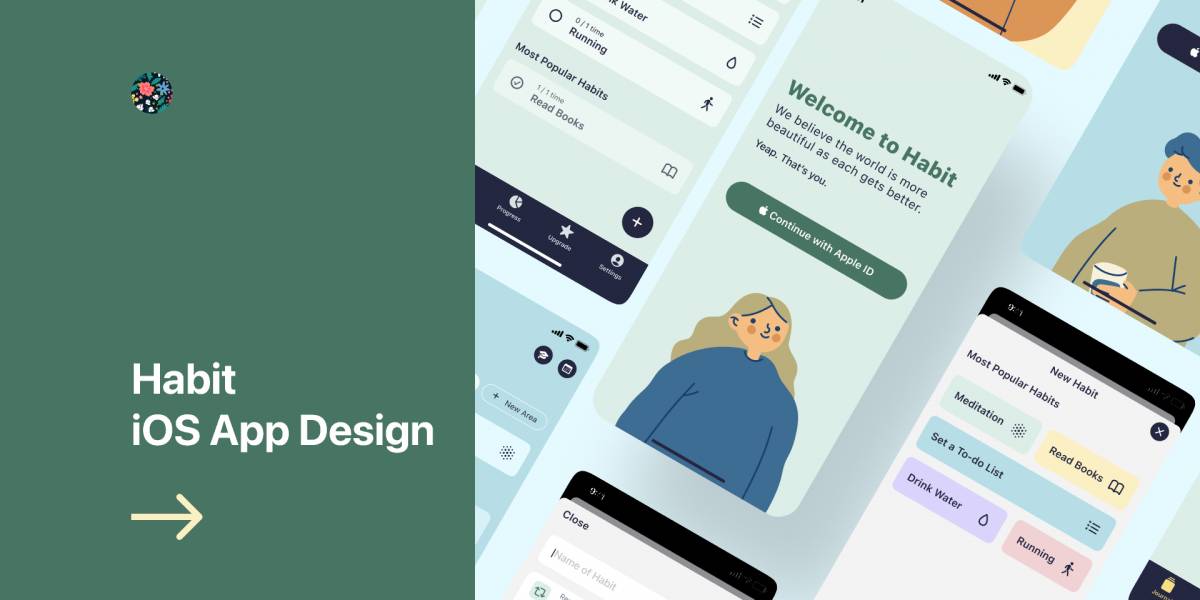 Figma Habit - iOS App Design