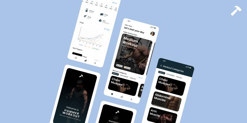 Figma Hammer - Fitness Apps