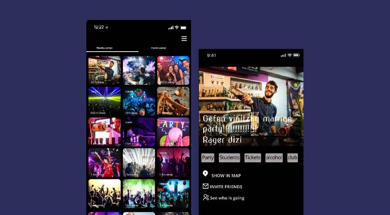 Figma Hang Out Bartender Mobile App