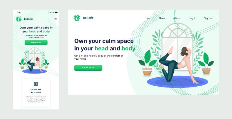 Figma Healthy Landing Page