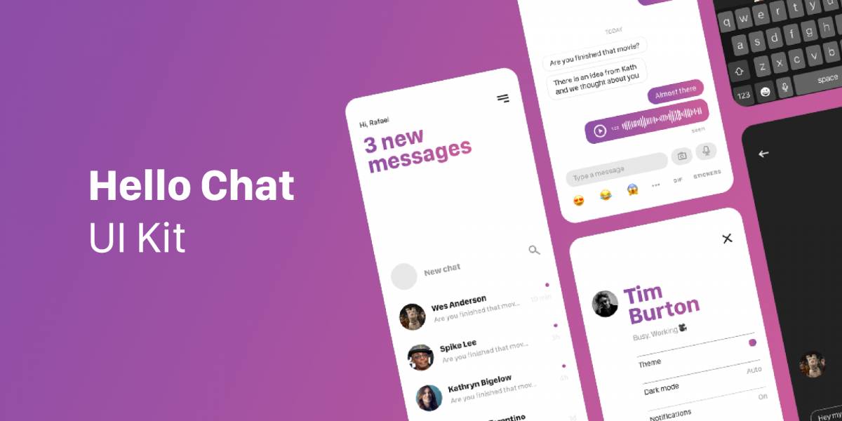 Figma Hello Chat UI Kit