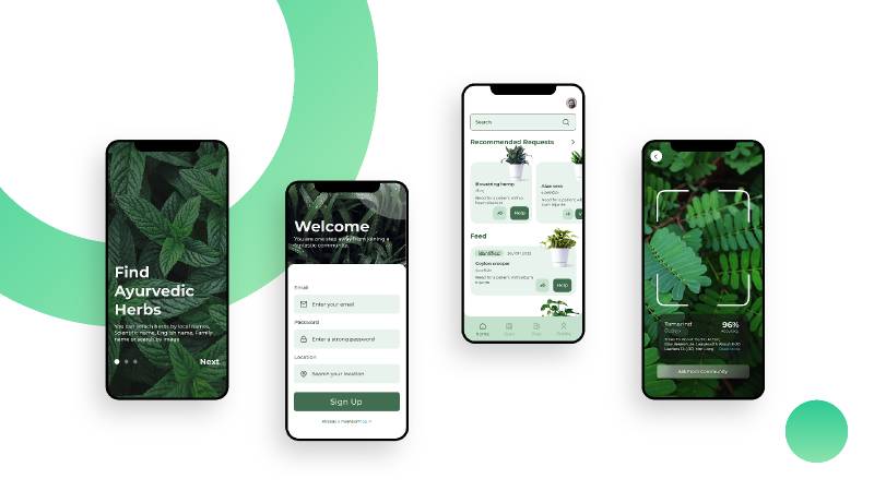 Figma Herb Friends Mobile App