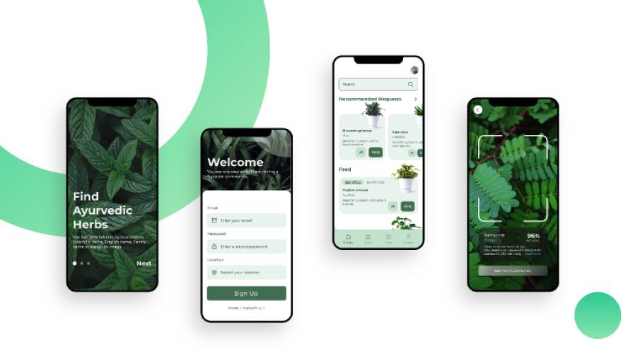 Figma Herb Friends Mobile App