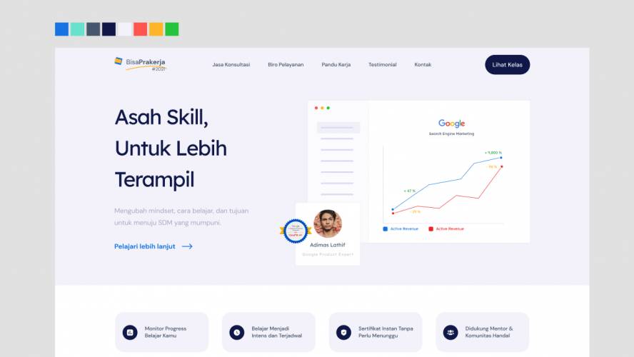 Figma Hero Landing Page Explorations Free Download