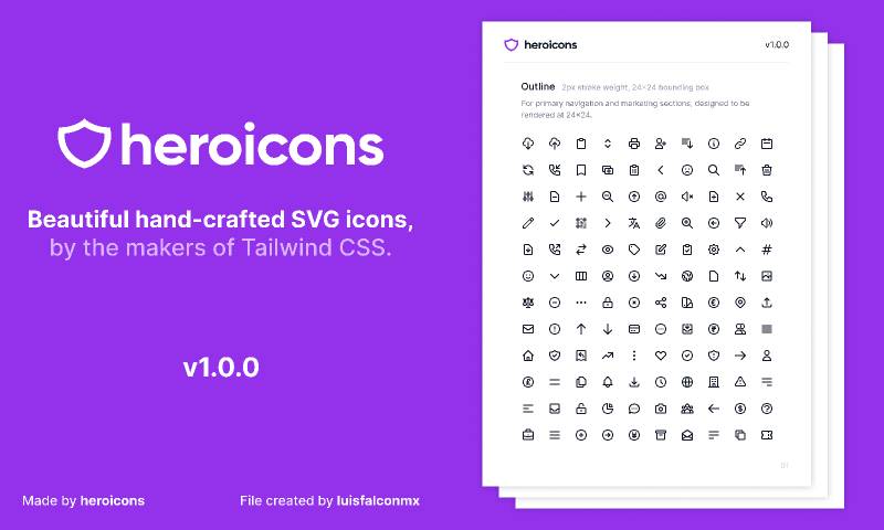 Figma Heroicons v1.0.0