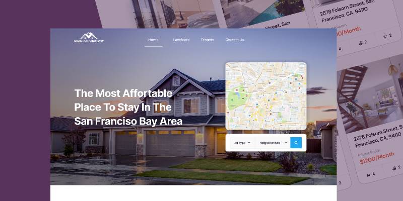 Figma Home Rentals Agency Website Template