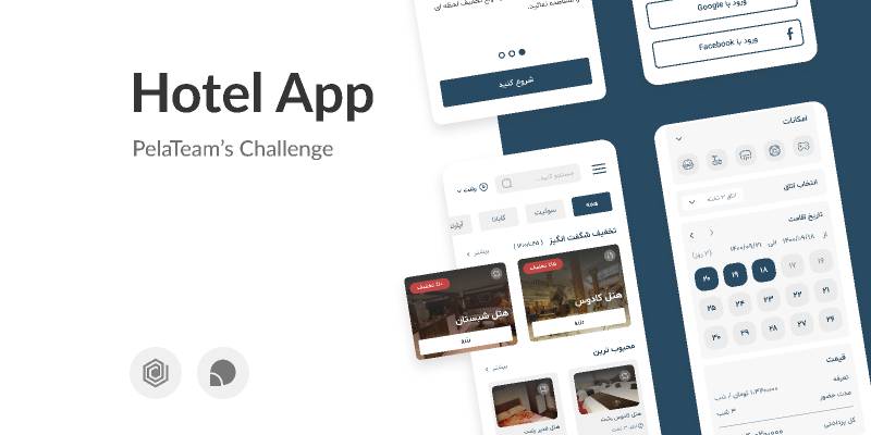 Figma Hotel booking App Template