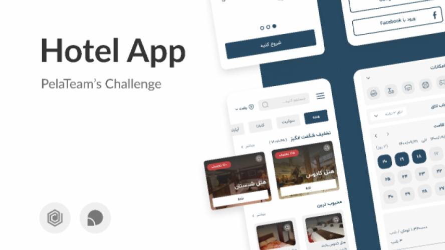 Figma Hotel booking App Template