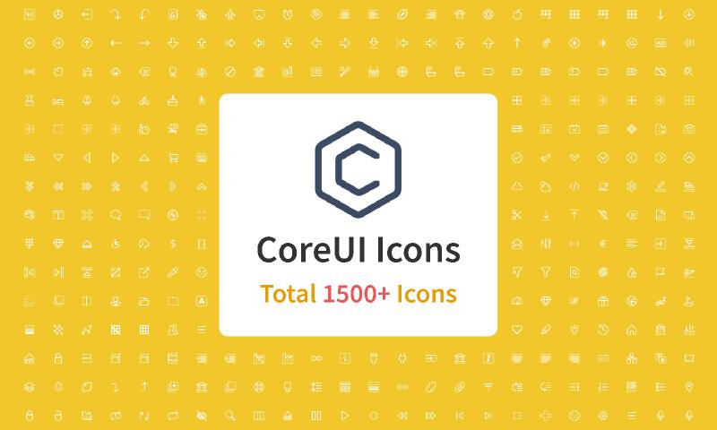 Figma Icon Design System - CoreUI Icons