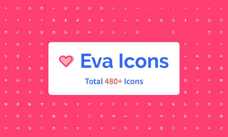 Figma Icon Design System - Eva Icons