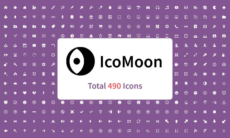 Figma Icon Design System - IcoMoon