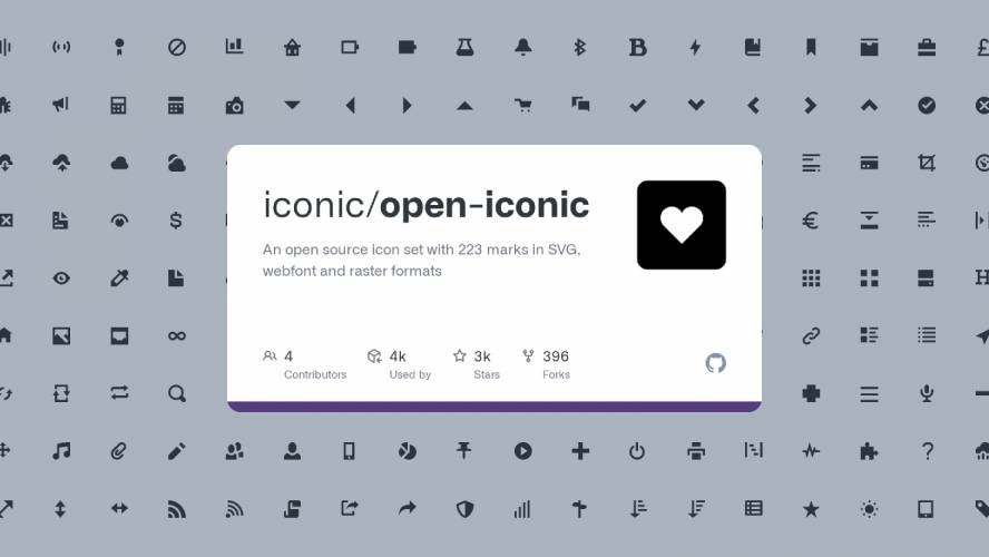 Figma Icon Design System - Open Iconic