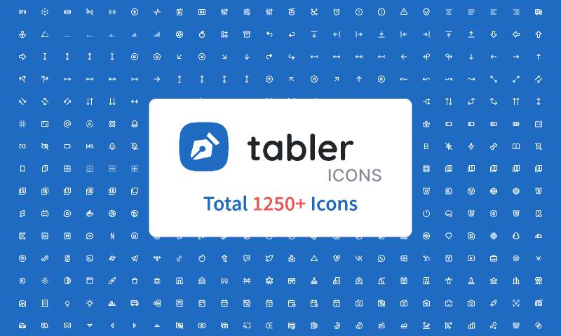 Figma Icon Design System - Tabler Icons