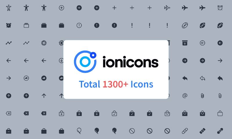 Figma Icon Design System (Ionicons)