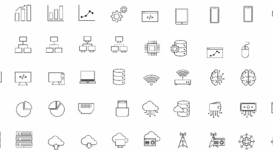 Figma Icons Technology Template