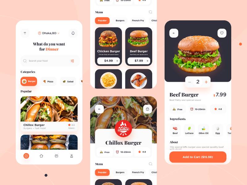 Figma Ideate Design Food delivery Free Download