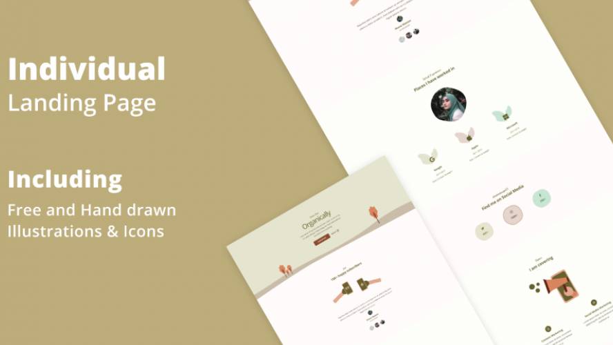 Figma Individual Landing Page