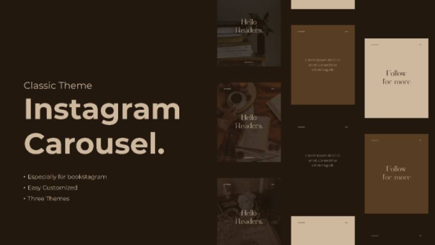 Figma Instagram Carousel Classic Theme